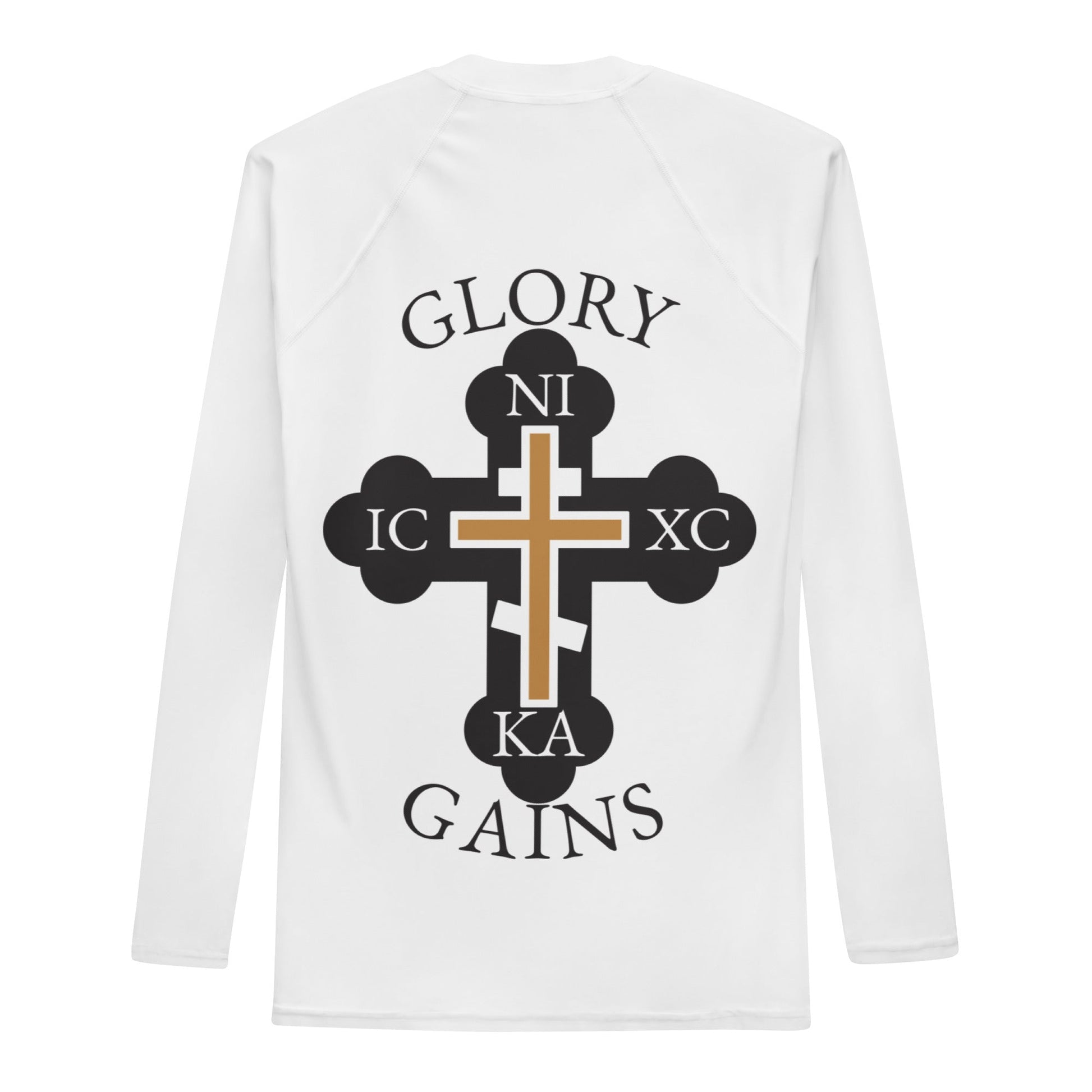 Men's Nested Cross Rash Guard - Glory & Gains