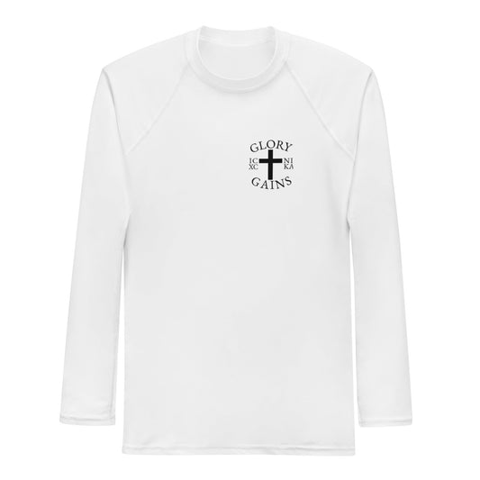 Men's Nested Cross Rash Guard - Glory & Gains